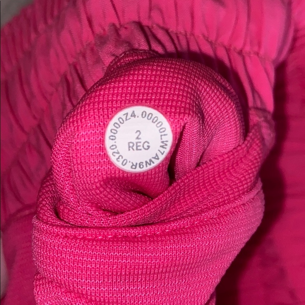Pink lululemon shorts